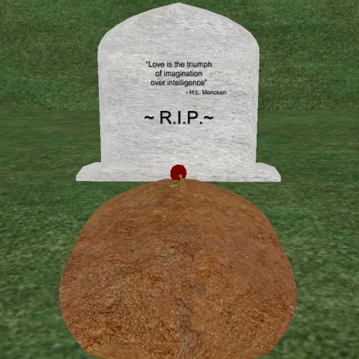 Verse 14, Enticing Designs 5 Prim Rounded Arch Style Cement Tombstone Marker with Inscription, Grave, and Rose