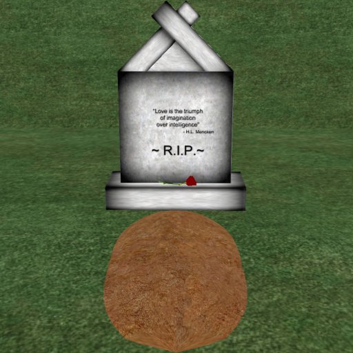 Verse 14, Enticing Designs 5 Prim Large Fancy Square Style Marble Tombstone Marker with Inscription, Grave, and Rose