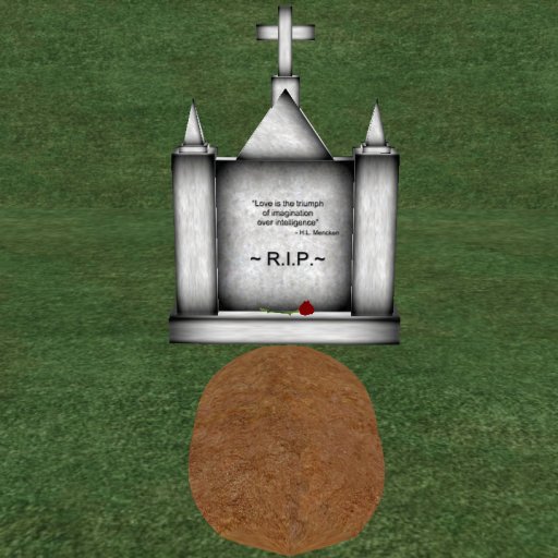 Verse 14, Enticing Designs 5 Prim Large Cross Top Style Marble Tombstone Marker with Inscription, Grave, and Rose