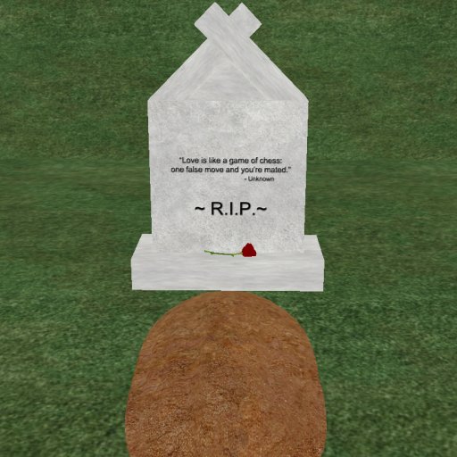 Verse 17, Enticing Designs 5 Prim Large Fancy Square Style Cement Tombstone Marker with Inscription, Grave, and Rose