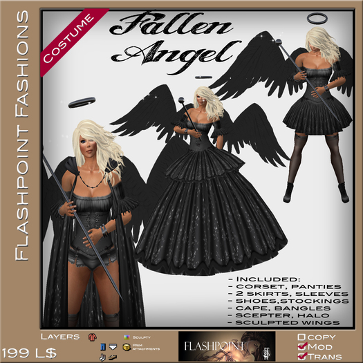 Fallen Angel Costume
