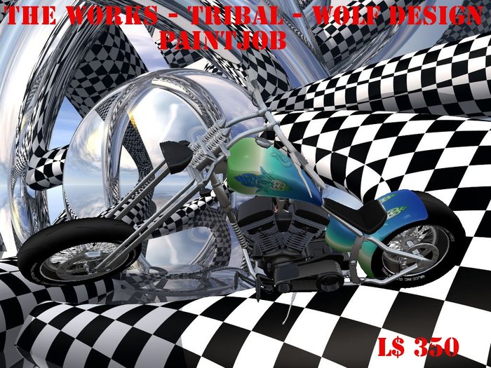 The Works - Tribal - Wolf paint 