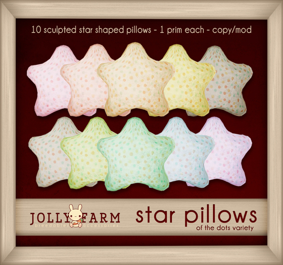 Star Pillows: Dots