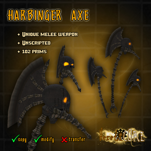 HeretiCORE: Harbinger Axe