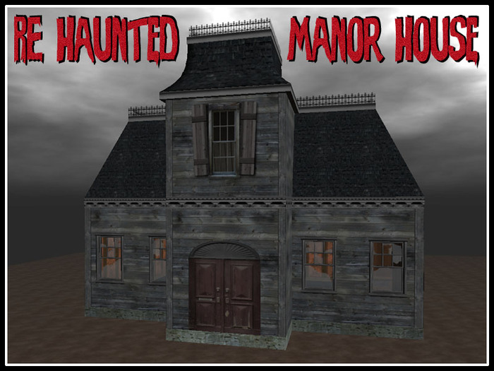 RE Haunted Manor House w/Attic - Smaller Haunted House!