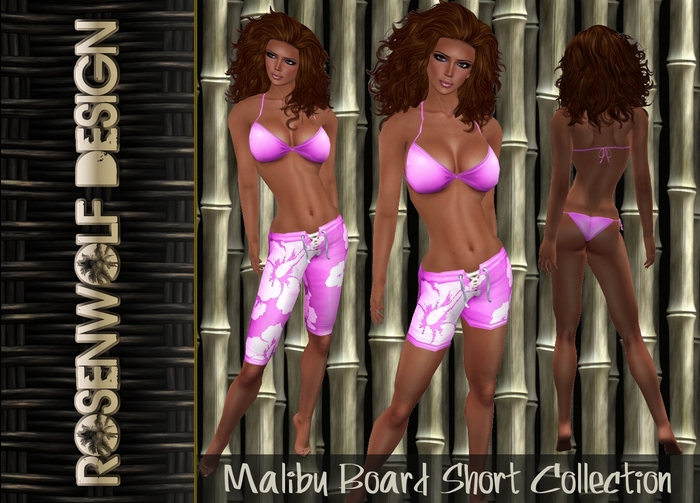 RD Female Beachwear Set - Pink