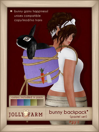 Bunny Backpack (Pastel Set)
