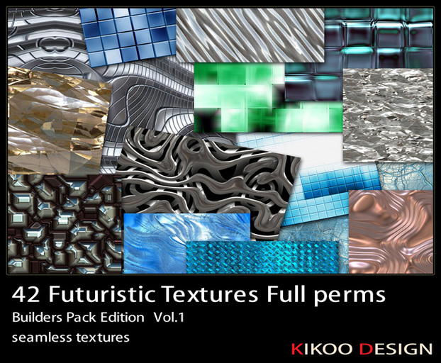 Futuristic textures Trendy Club Contemporary textures Alien textures Lunar textures * Full perm vol1