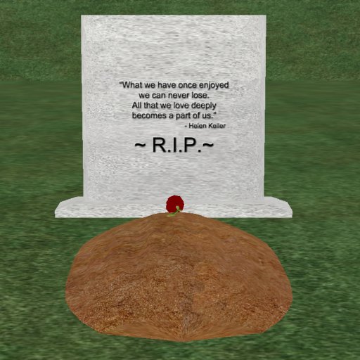 Verse 18, Enticing Designs 5 Prim Tapered Square Style Cement Tombstone Marker with Inscription, Grave, and Rose