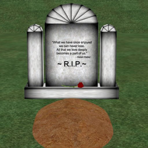 Verse 18, Enticing Designs 5 Prim Dome Top Style Marble Tombstone Marker with Inscription, Grave, and Rose