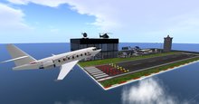 Airport - with terminal, low prim 