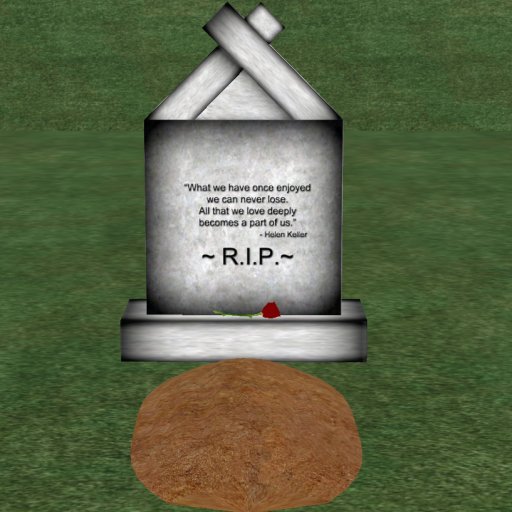 Verse 18, Enticing Designs 5 Prim Large Fancy Square Style Marble Tombstone Marker with Inscription, Grave, and Rose