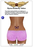 Angel's Creations: Ryoca Pink Butterfly Tattoo
