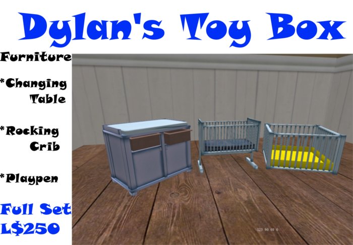 Dylan Blue Furniture Set 