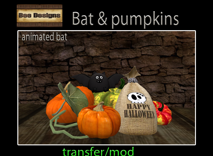 Fat bat & pumpkins