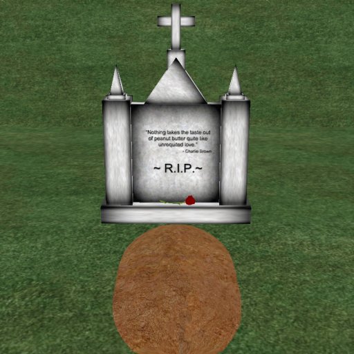 Verse 19, Enticing Designs 5 Prim Large Cross Top Style Marble Tombstone Marker with Inscription, Grave, and Rose