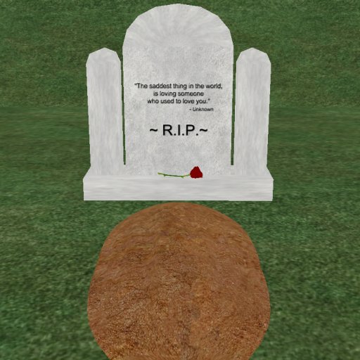 Verse 20, Enticing Designs 5 Prim Dome Top Style Cement Tombstone Marker with Inscription, Grave, and Rose