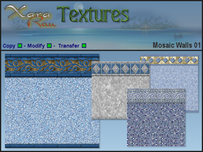 XR Textures - Mosaic Walls 01