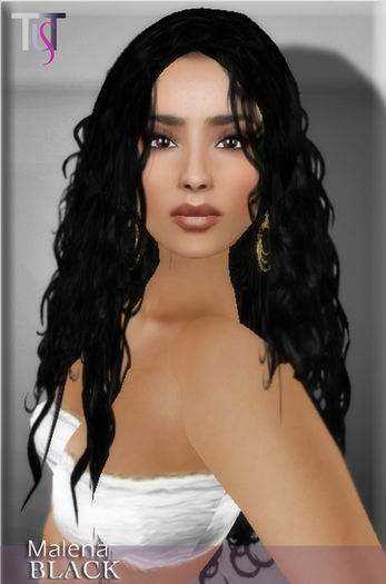 TuTy's MALENA curly hair - Black