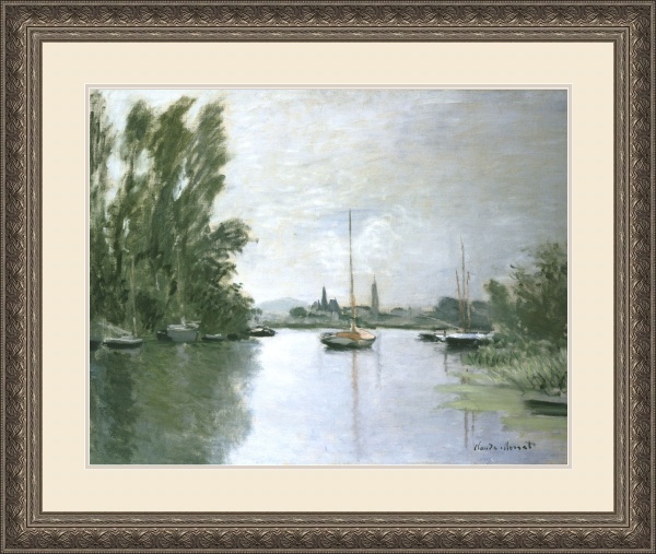 SO Framed Print Argenteuil - Claude Monet