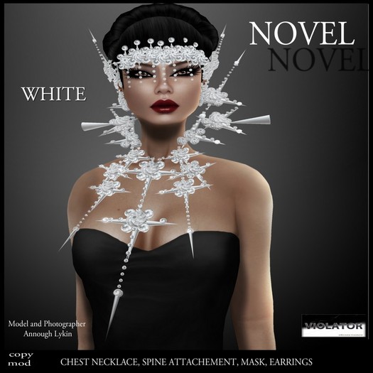 Novel - Jewelry Set - White / Violator 