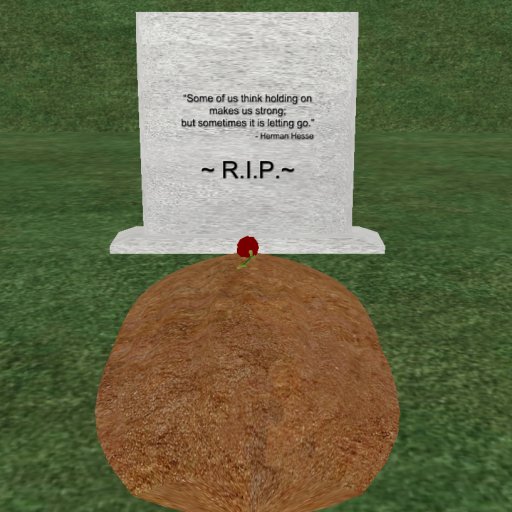 Verse 21, Enticing Designs 5 Prim Tapered Square Style Cement Tombstone Marker with Inscription, Grave, and Rose