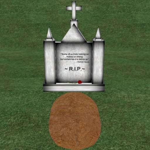 Verse 21, Enticing Designs 5 Prim Large Cross Top Style Marble Tombstone Marker with Inscription, Grave, and Rose