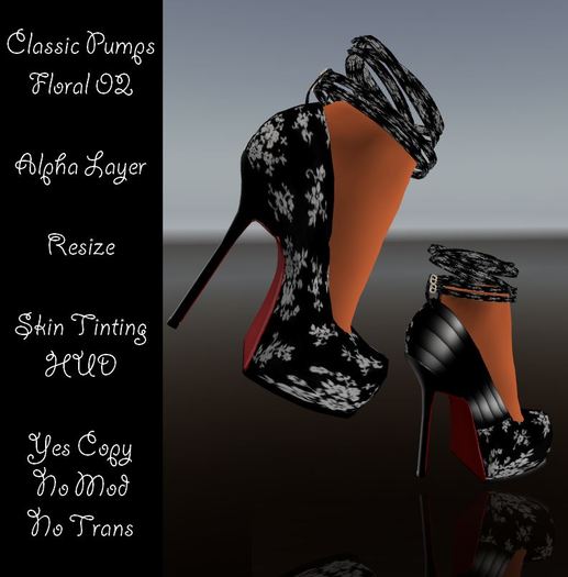 Pump Classic Floral 02