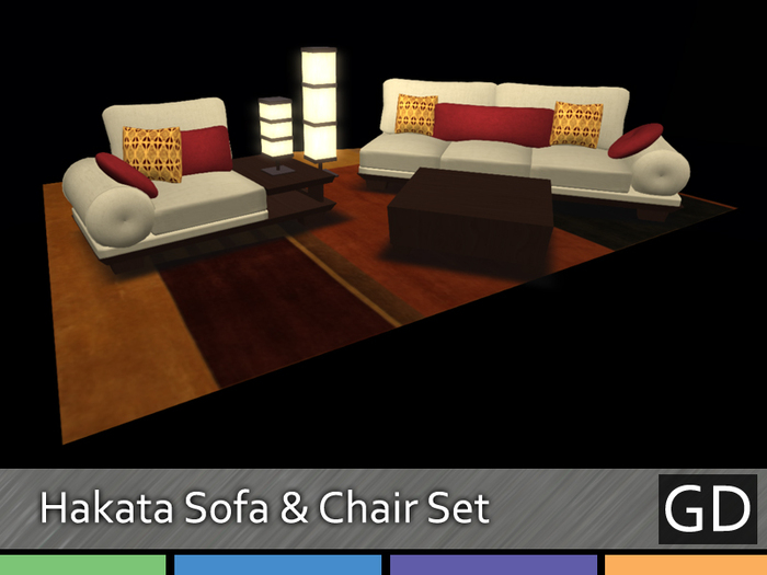 GD Hakata Sofa and Chair Set