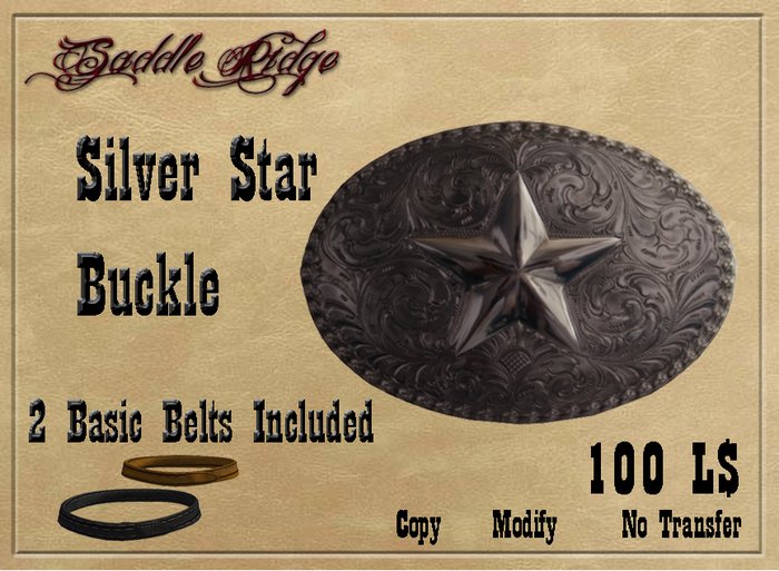 [SR] Silver Star Buckle