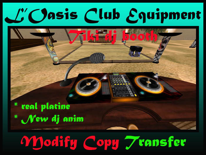 tiki dj booth