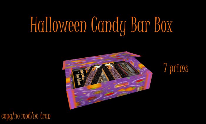 Halloween Candy Bar Box