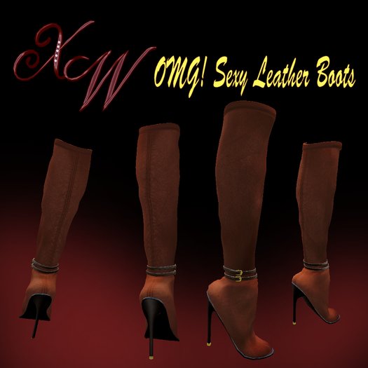 OMG Boots Brown Leather (boxed)
