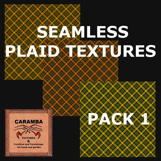 Seamless plaid textures - pack 1