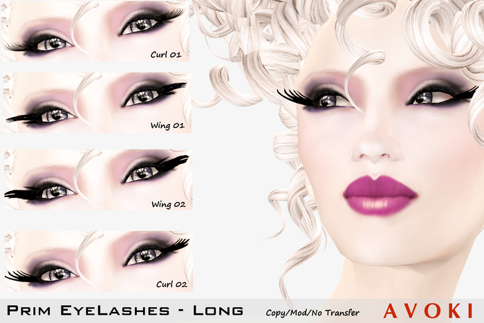 AVOKI-Prim Eyelashes-Long - Wing 02