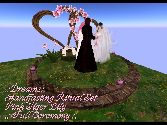 .:Dreams:. Handfasting Ritual Set [Pink Tiger Lily] BOXED