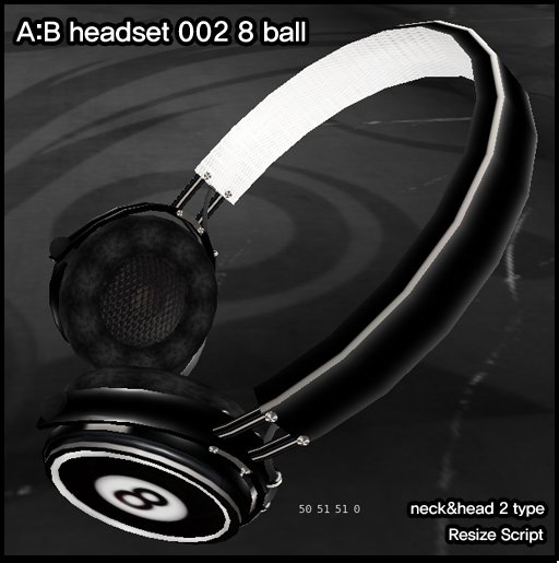A:B headset 002 8 ball
