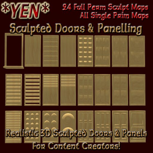 *YEN* Sculpted Doors & Panelling (Boxed)
