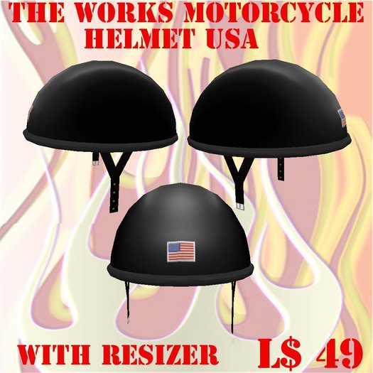 The Works - Motorcycle Helmet USA