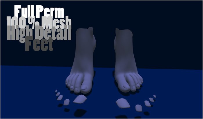 Full perm - Mesh Feet - Tiptoe  - Female