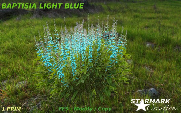 Baptisia light blue from STARMARK CREATIONS