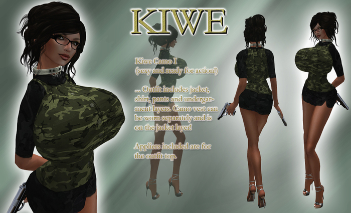 Kiwe Camo I (green) for Prim B's