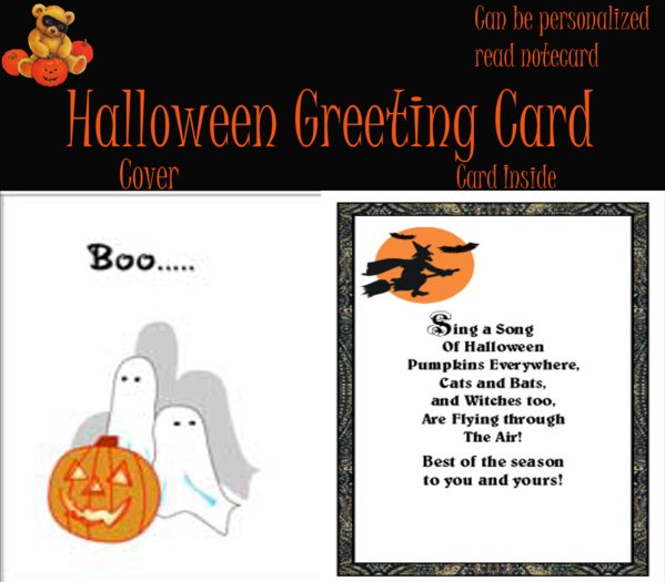 Halloween Greeting card 3