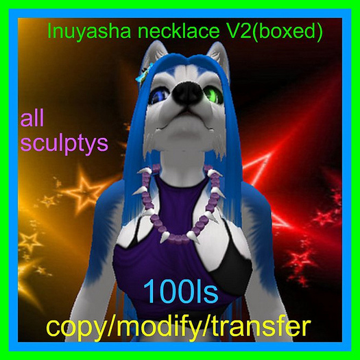 Inuyasha necklace V2(boxed)