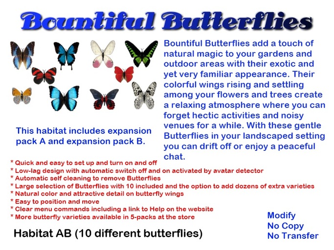 Bountiful Butterflies Habitat AB