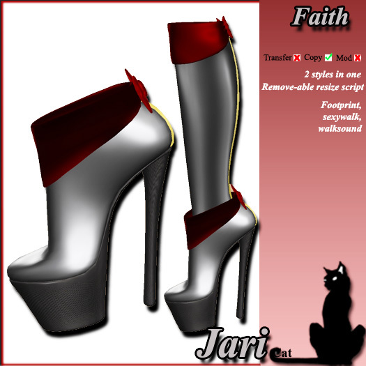 JariCat Faith Boots - Red