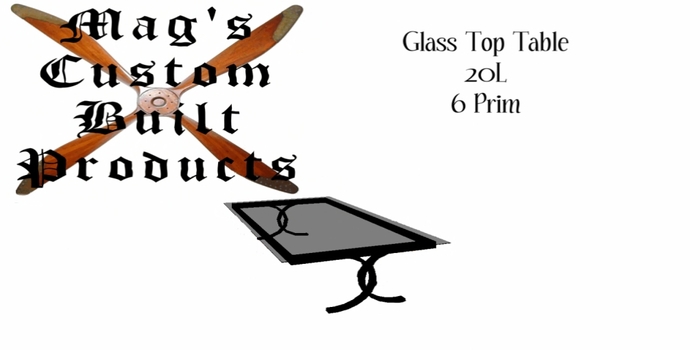 Glass Top Table