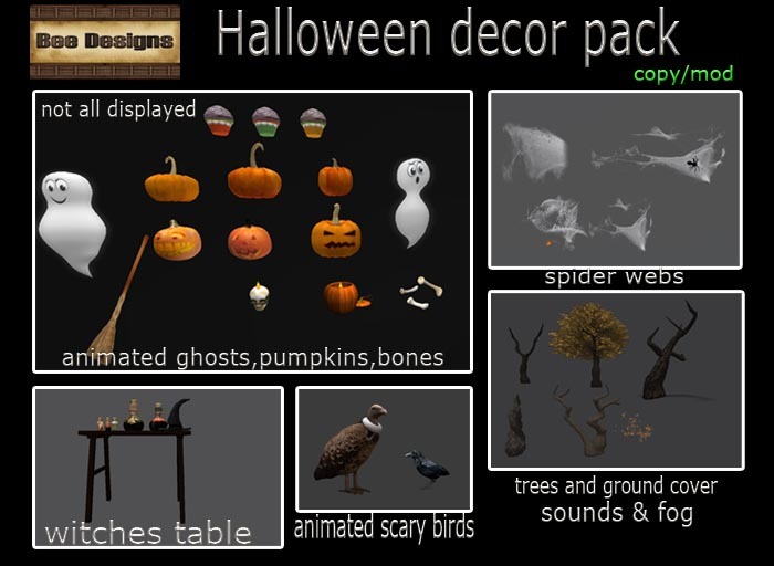 Halloween decoration pack