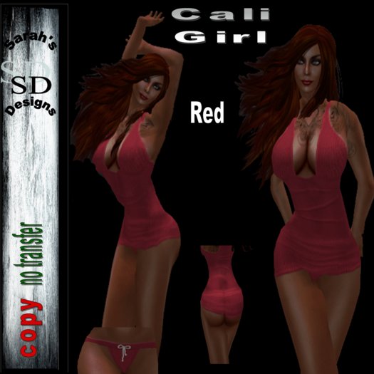 Cali Girl -Red Boxed