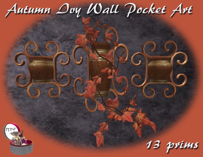 PDN: AUTUMN IVY WALL POCKET BOX